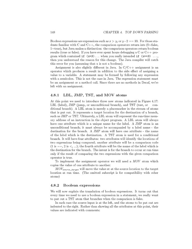 Compiler Design: Theory, Tools, and Examples - Page 148